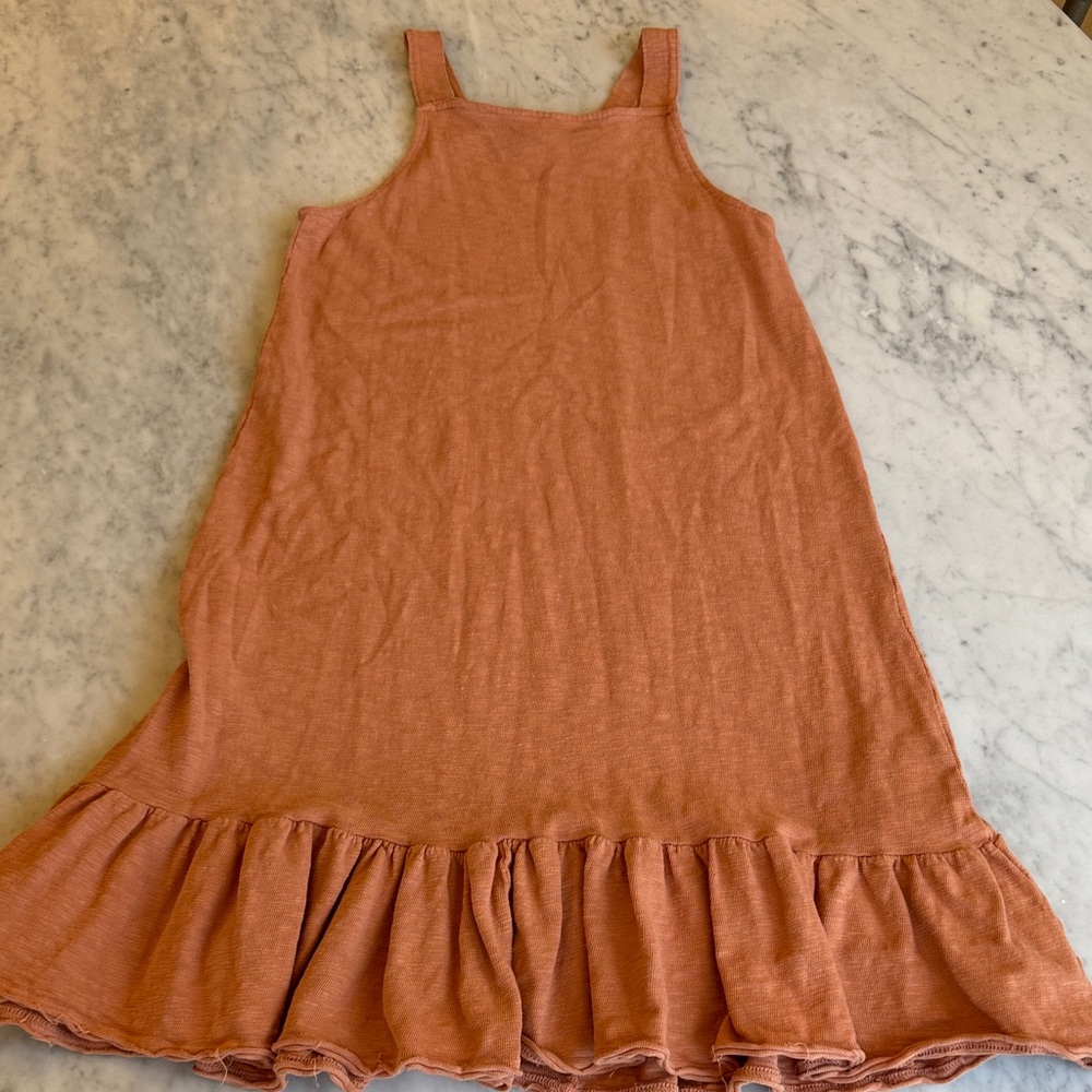 Free People Beach Ruffle Hem Mini Dress